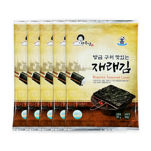 상품 이미지 태그 안옥남 재래김 5봉 / 7봉,안옥남